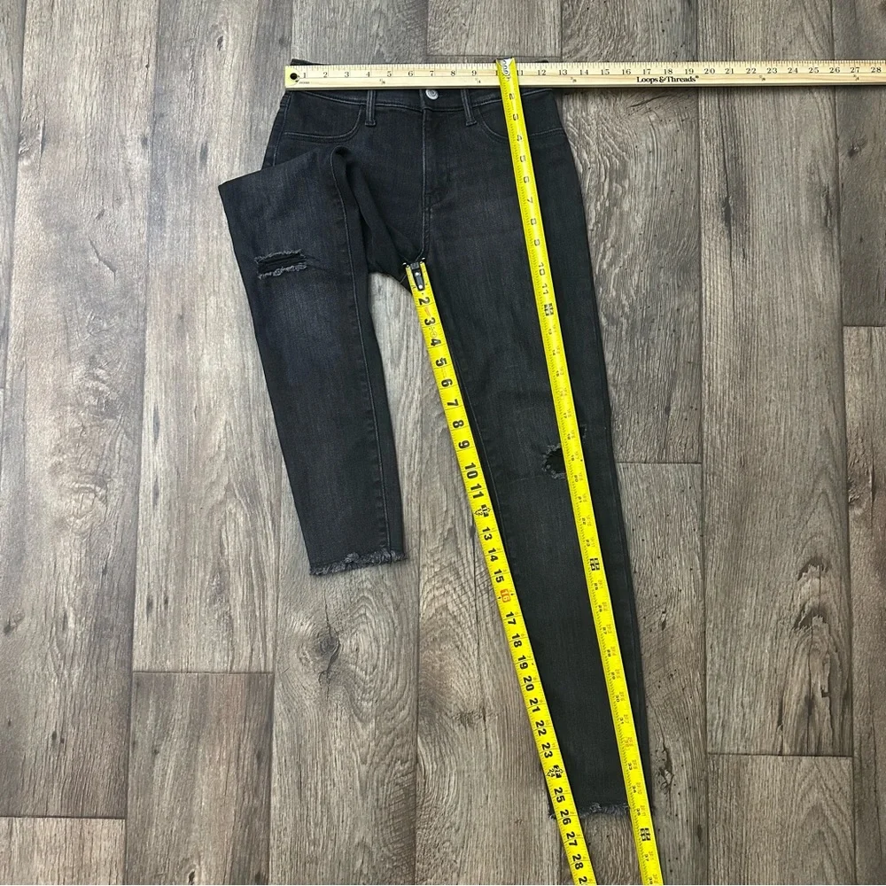 Old Navy Stretch Ballerina Jeggings Built In Tough Girls Size 14 Black